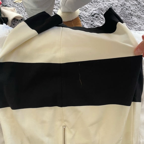 NICHOLAS Monochrome Striped Dress - Picture 13 of 13